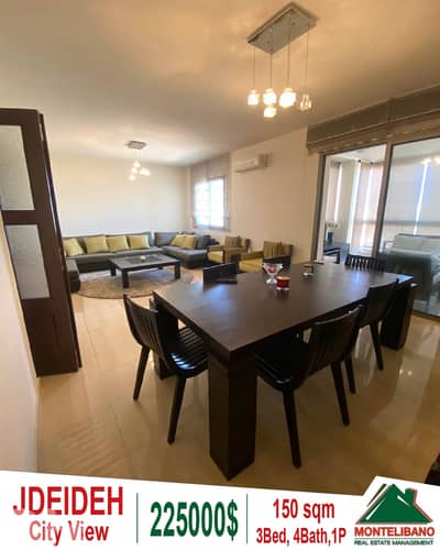 150 sqm Apartment For Sale in Jdeideh with City View !!!