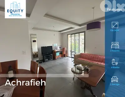 158 SQM Apartment For Sale In Achrafieh شقة للبيع #JZ203024