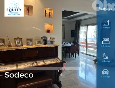 210 SQM Apartment For Sale In Sodeco Achrafieh شقة للبيع #JZ203224