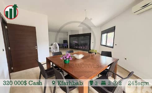 Brand-New Apartment for Sale with a Private Terrace in Kfarhbab