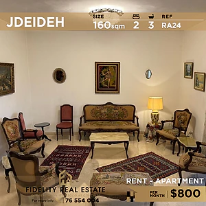 Apartment for rent in Jdeideh RA24 شقة للإيجار في الجديدة