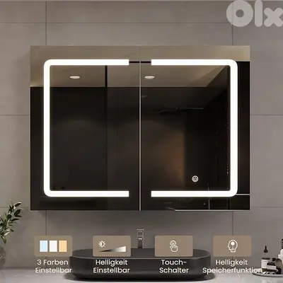 bathroom mirrors anti-fag plus 3 types of color light  71110097
