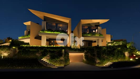 Villa for sale in Faqra/ Garden/ under construction