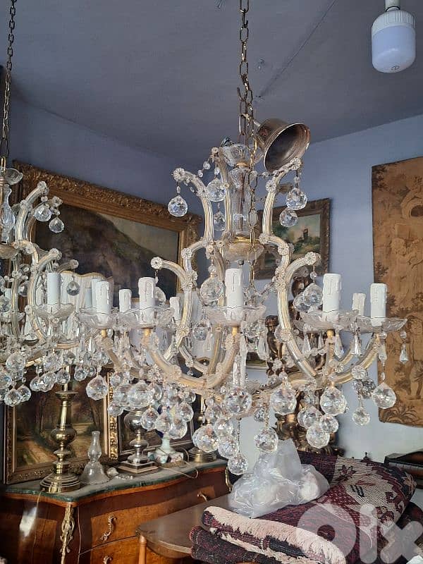 marie theresa crystal chandelier 1
