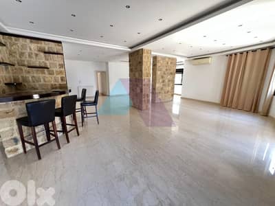 300m2 apartment+700m2 garden/ terrace 4sale kfarhabab, 4 parking lots