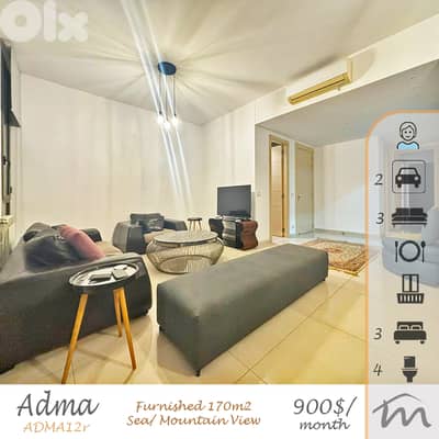 Adma | Signature | Fully Furnished/Decorated 170m² | Sea/Mountain View