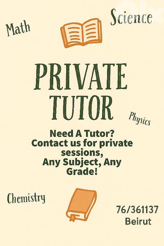 Leçon particulière (on site/online) agenda private tutor teacher 0