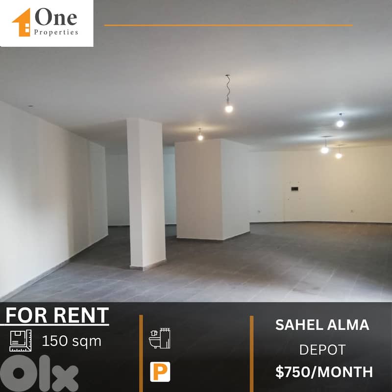WAREHOUSE FOR RENT IN SAHEL ALMA 0