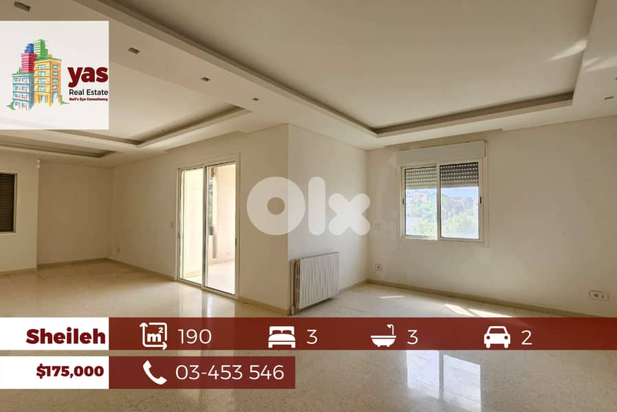 Sheileh 190m2 | Mint Condition | Panoramic View | Quiet Street | TO 0