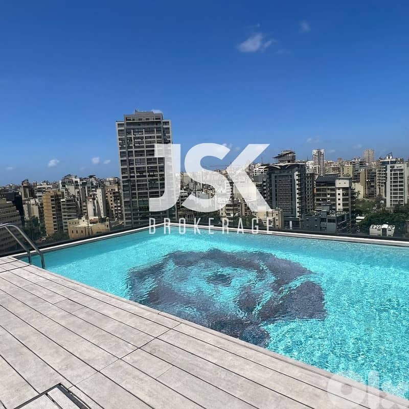 L19105 - Ideal Penthouse with Rooftop Pool For Rent In Achrafieh 0