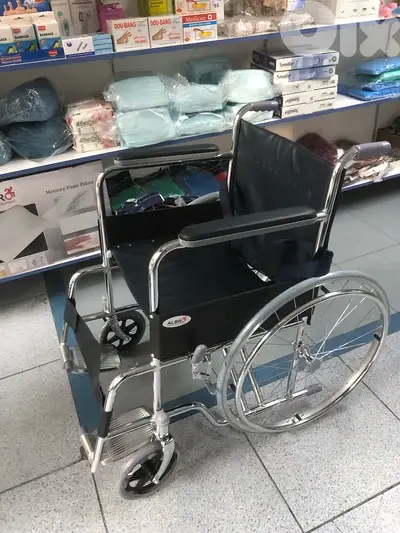 Chrome Plated Wheelchair كرسي متحرك كروم