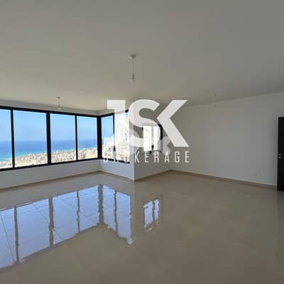 L19034 - 2-Bedroom Apartment With Seaview For Sale in Blat, Jbeil