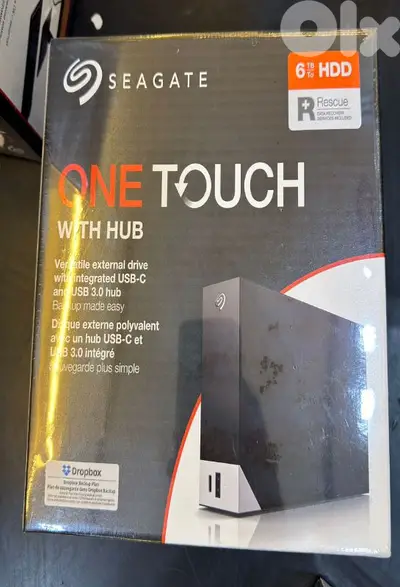 Seagate One touch hub 6tb external hard drive
