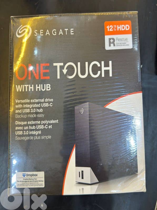 Seagate One touch hub 12tb external hard drive 0