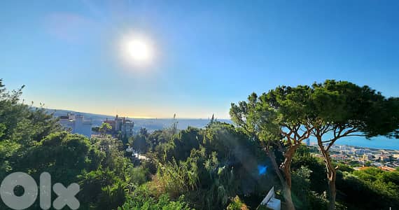 Land for sale in Rabieh/ Panoramic view