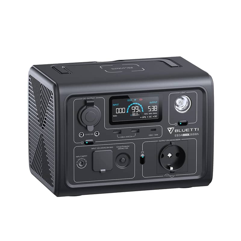 BLUETTI EB3A Portable Power Station | 600W 268Wh 0