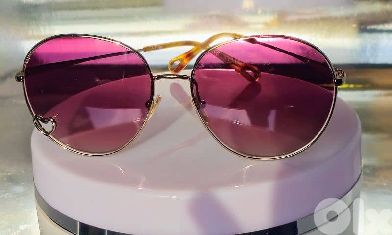 ORIGINAL Chloe Sunglasses CH0027S 001 Gold Brown Gradient 5