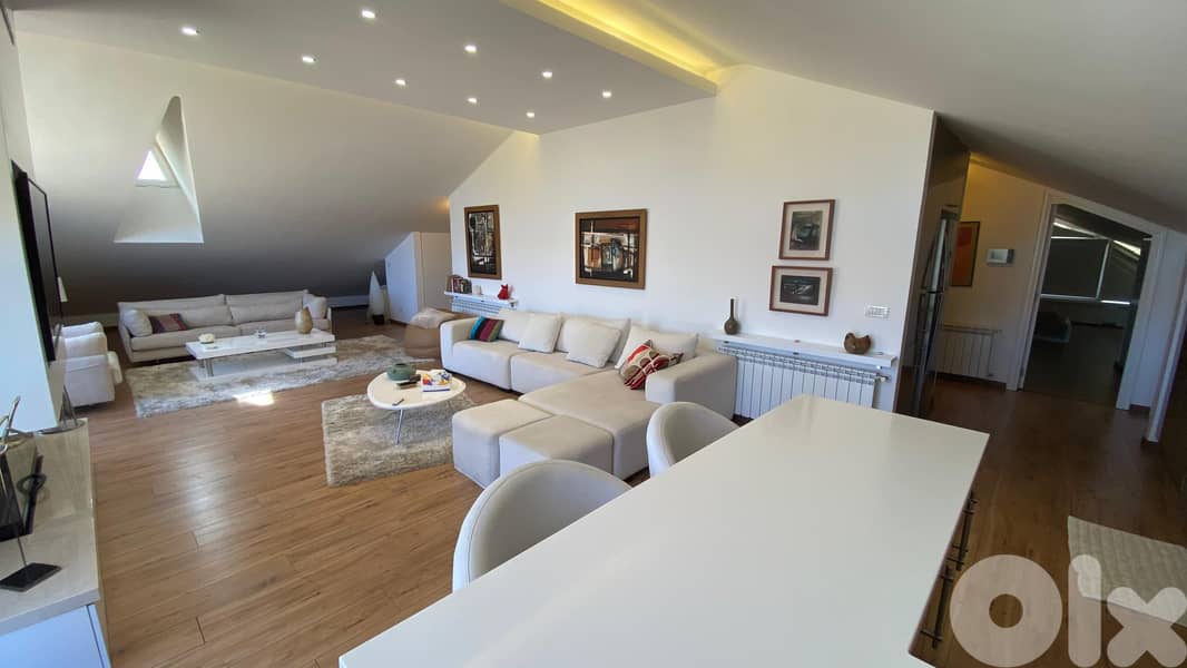 Chalet for sale in Faraya/ Decorated/ Furnished/ View/ Terrace 1