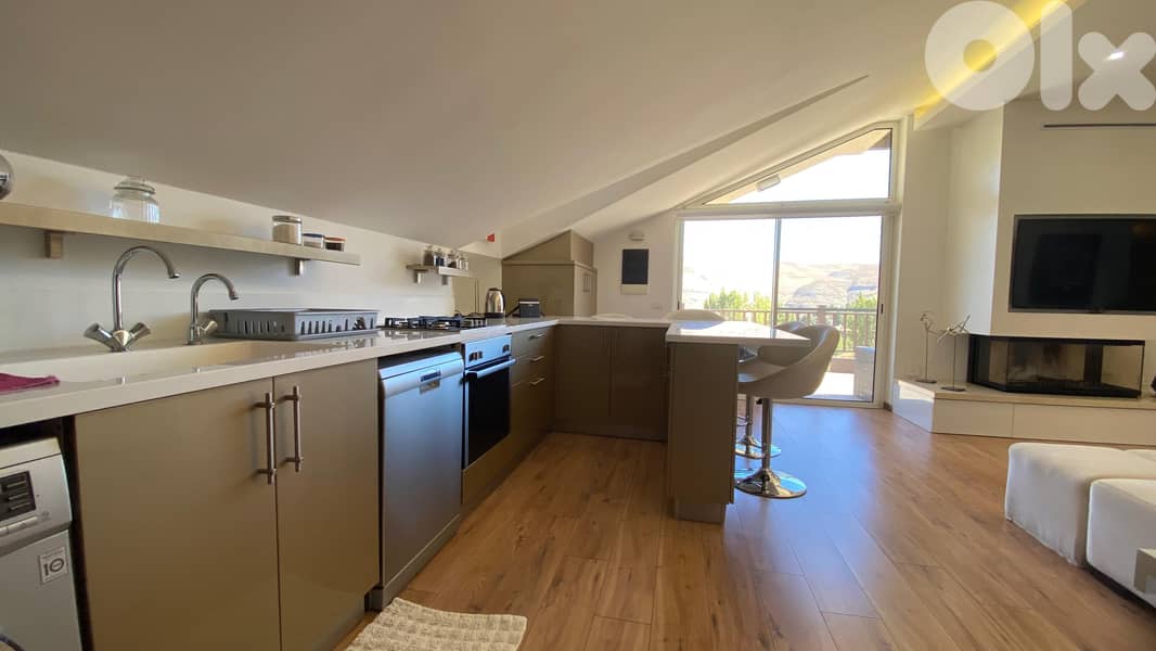 Chalet for sale in Faraya/ Decorated/ Furnished/ View/ Terrace 4