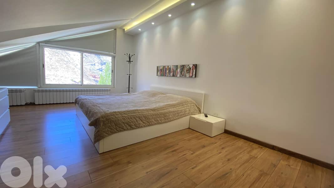 Chalet for sale in Faraya/ Decorated/ Furnished/ View/ Terrace 5