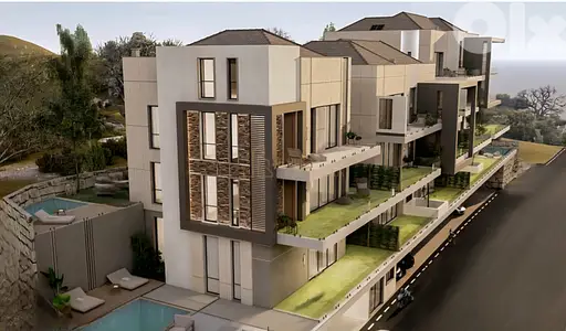 Apartment for sale in Bikfaya/ Duplex/ Under construction/ Garden