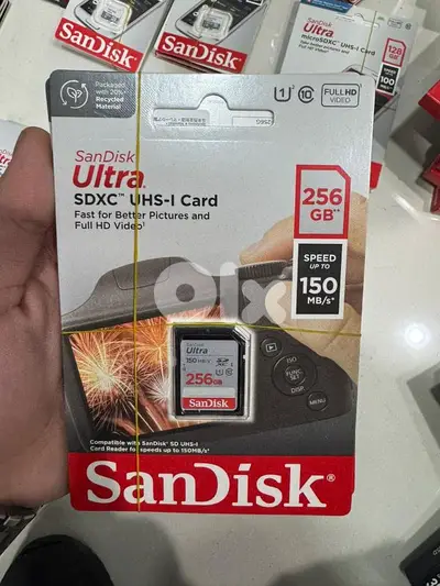 Sandisk ultra sdxc card 256gb up to 150mb/s