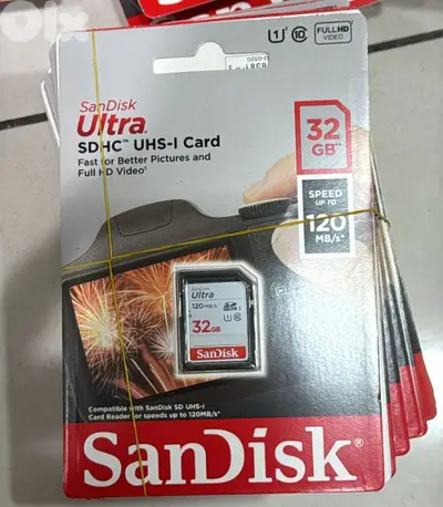 Sandisk ultra sdhc uhs-i card 32gb 120mb/s