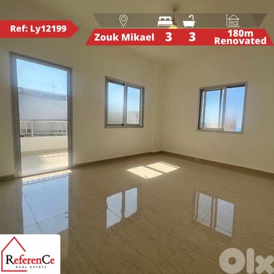 catchy price in Zouk Mikael شقة في زوق مكايل للبيع