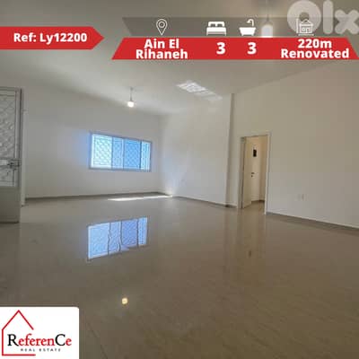 Renovated apartment in Ain El Rihaneh شقة في عين الريحاني للبيع