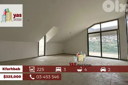 Kfarhbab 225m2 | Duplex | Partial View | Prime Location | KA IV |
