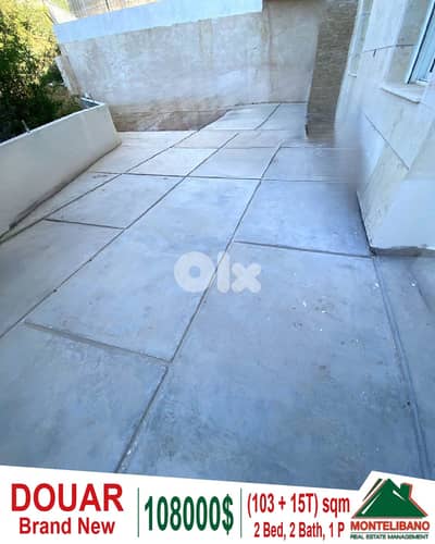 Brand New 103 sqm Apartment For Sale in Douar with 15 sqm Terrace !!!