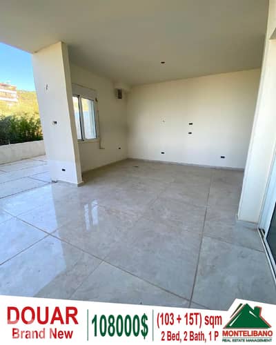 Brand New 103 sqm Apartment For Sale in Douar with 15 sqm Terrace !!!