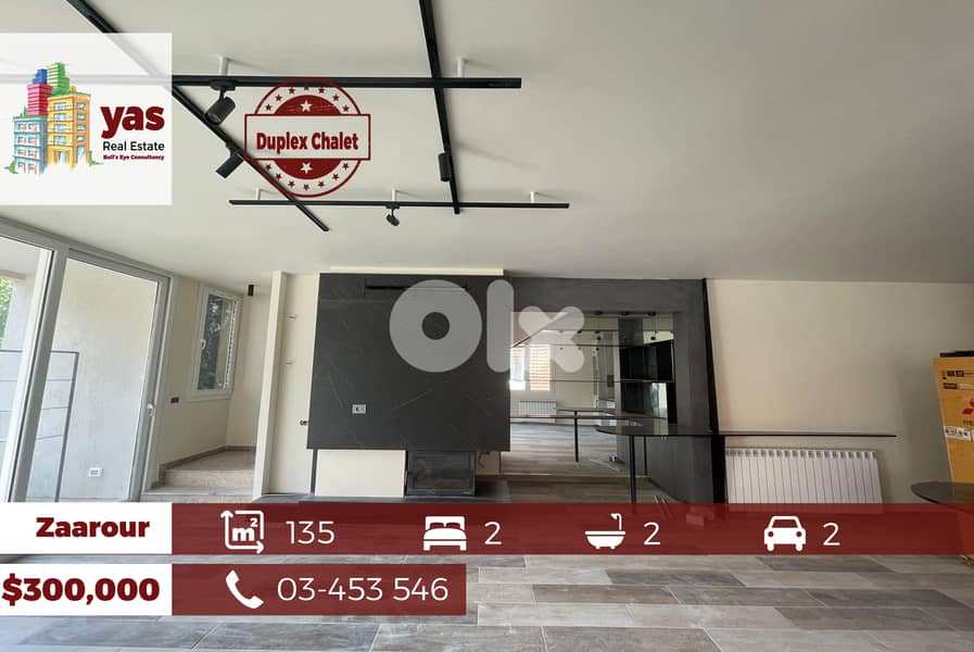 Zaarour 135m2 | Duplex / Chalet | Luxurious | Mountain View | OH | 0