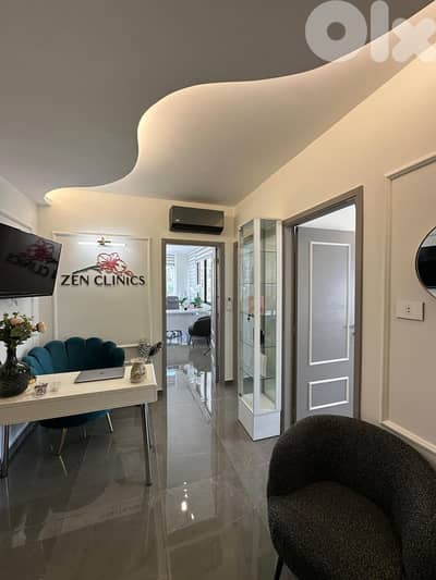 RWK167EN - High-End Furnished Office For Rent In Jounieh.