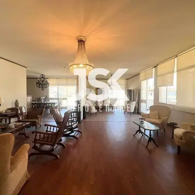 L19145 -Bright & Spacious Apartment with Terrace For Sale in Achrafieh