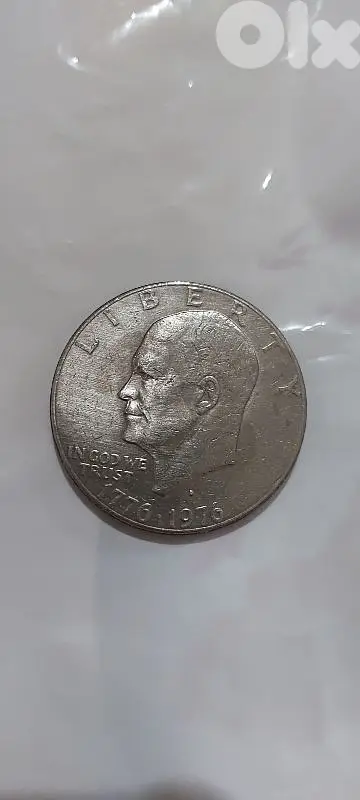 three USA Memorial Coins of 200 years of  Independence 1776_ 1976 .