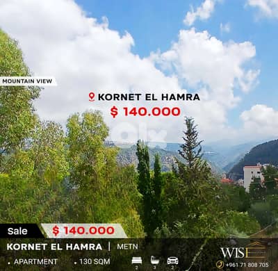 130 SQM Apartment for SALE in kornet El Hamra! 130 SQM Apartment for SALE in kornet El Hamra!
