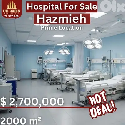 hospital for sale in hazmieh  مستشفى في الحازمية للبيع مجهزة