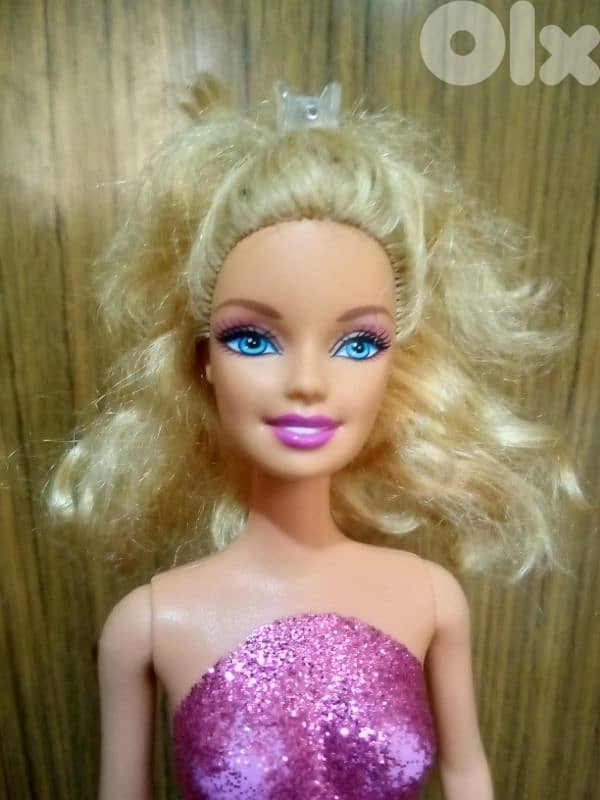 Barbie LOVE HORSE Glitter molded wearing as new doll, bend legs+Shoes 0