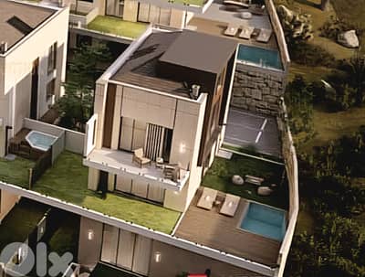 Apartment for sale in Bikfaya/ Duplex/ Under construction/ Garden