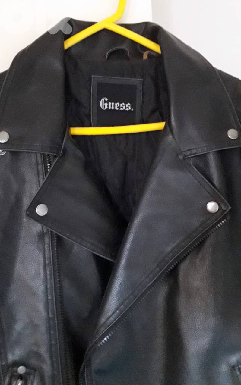 Guess leather jacket 1