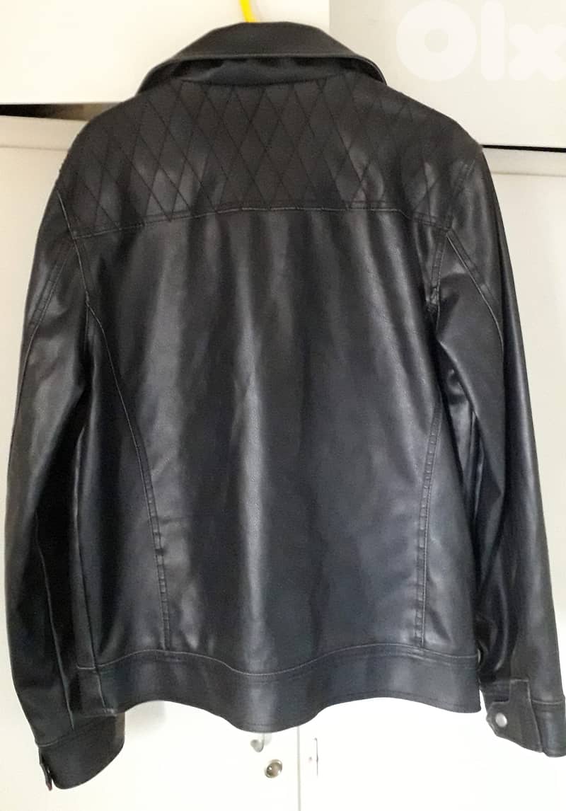 Guess leather jacket 2