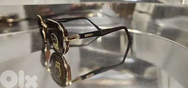 Ray Ban Scuderia Ferrari Edition Brown & Gold Luxury Sunglasses w Box