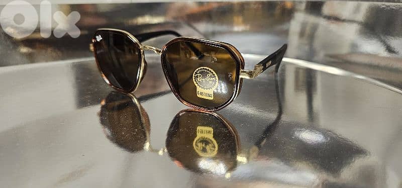 Ray Ban Scuderia Ferrari Edition Brown & Gold Luxury Sunglasses w Box 2