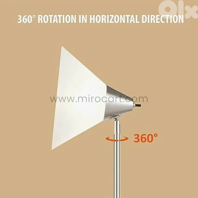 Adesso Swivel Floor Lamp – 360° Shade & 180cm Height for Task Lighting 7