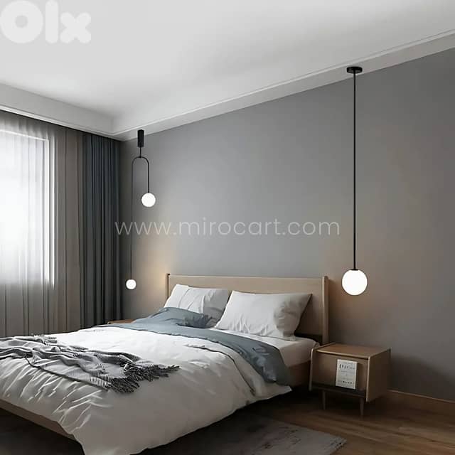 Modern Arc Pendant Light – U-Shaped Glow for Bedrooms & Cozy Corners 6