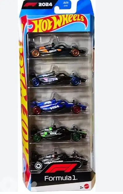 Hot Wheels Formula 1 (5 car set,) diecast car model 1;64