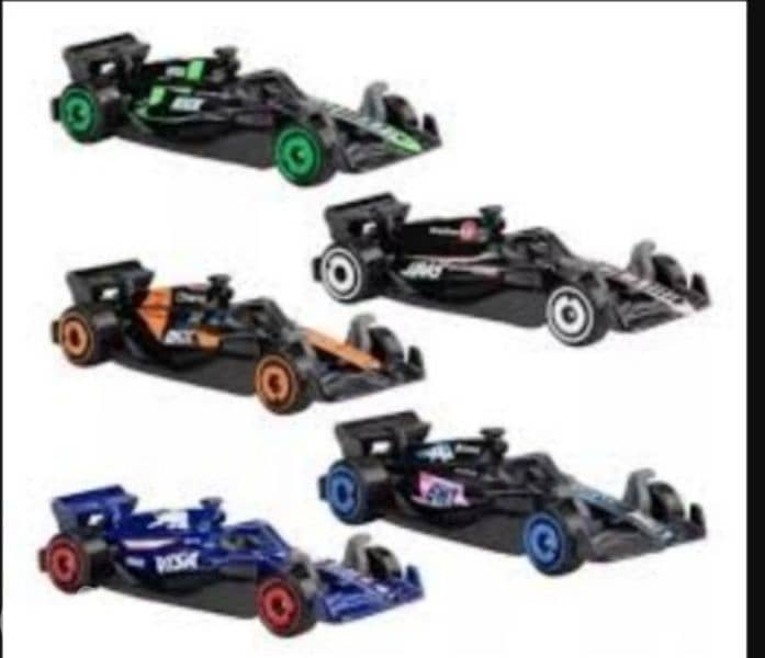 Hot Wheels Formula 1 (5 car set,) diecast car model 1;64 1