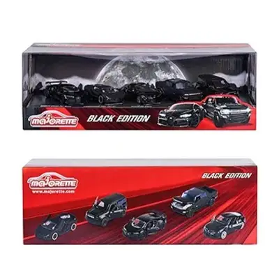 Majorette Black Edition (5 car set) diecast car model 1;64