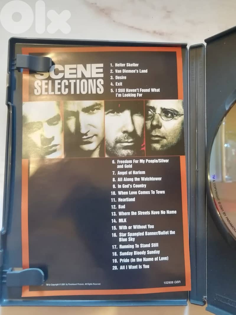 U2 Rattle and hum DVD 1